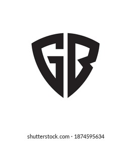 vector de diseño de logotipo de letra GB