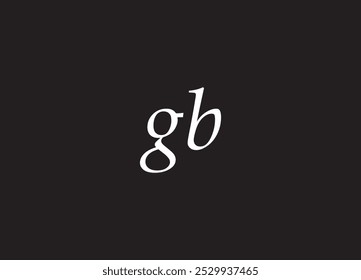 Logotipo de la letra del GB y diseño inicial del logotipo