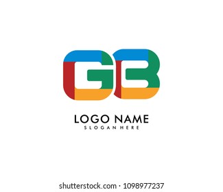  GB Letter Logo Template