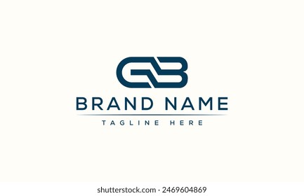 GB logo Design Template Vector Graphic Branding Element.