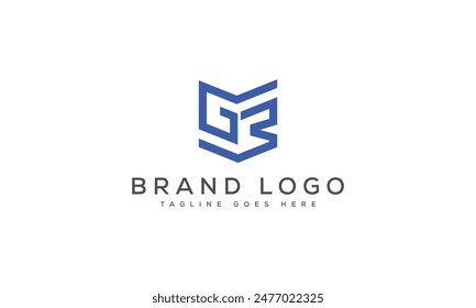 Diseño de la Plantilla del Vector del logotipo de GB para la marca