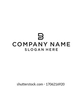 GB logo icon design vector