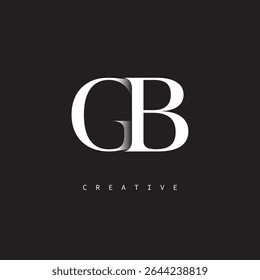 GB Monogram Logo Minimal Elegant Letter mark for Luxury, Fashion   Creative Brands	
