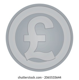 Moneda de 10 GB. ilustración vectorial