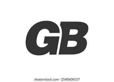 GB Techno Editable Font Logo For Corporate Branding. Bold, Futuristic Design With Unique Typographic Ideas. Minimal Custom Type And Dynamic Letter Variations For Promotion, Printing, And Book Titles