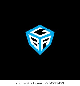 GBA Brief Logo Vektordesign, GBA einfach und modern Logo. GBA luxuriöses Alphabet-Design  