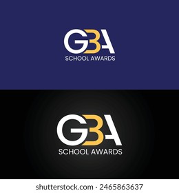 GBA Logo Design -Creative Letter GBA Logo Design Idea