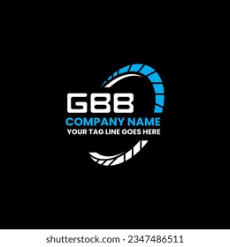 Diseño creativo del logo de la carta GBB con gráfico vectorial, logotipo simple y moderno de GBB. Diseño de alfabetos lujosos GBB  
