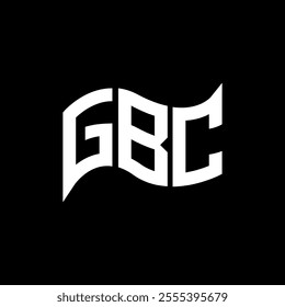 GBC logo design, GBC simple and modern logo. GBC luxurious alphabet design  