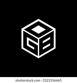 GBD letter logo design in illustration. Vector logo, calligraphy designs for logo, Poster, Invitation, etc.