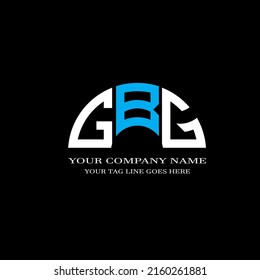 GBG letter logo creative design with vector graphic