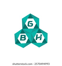 GBH creative minimalist letter logo. GBH unique vector initials alphabet letter logo design
