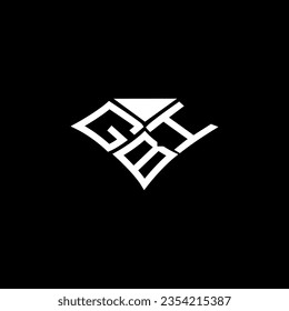 GBI letter logo vector design, GBI simple and modern logo. GBI luxurious alphabet design  