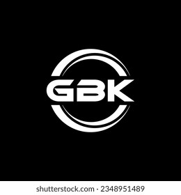 GBK Logo Design, Inspiration for a Unique Identity. Modern Elegance and Creative Design. Watermark Your Success with the Striking this Logo.