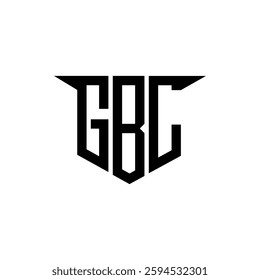 GBL letter logo design with white background in illustrator, vector logo modern alphabet font overlap style, calligraphy designs for logo, Poster, Invitation, etc.