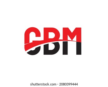 GBM Letter Initial Logo Design Vector Illustration