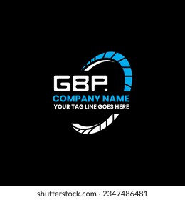 Diseño creativo del logotipo de la carta GBP con gráfico vectorial, logotipo simple y moderno GBP. Diseño de alfabetos lujosos GBP  