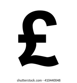 GBP symbol, Pound Sterling, Vector illustration