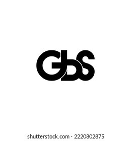 gbs initial letter monogram logo design