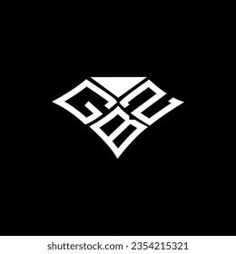 GBZ Brief Logo Vektordesign, GBZ einfaches und modernes Logo. GBZ luxuriöses Alphabet-Design  