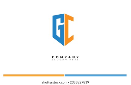 GC Alphabet letters Initials Monogram logo CG, G and C