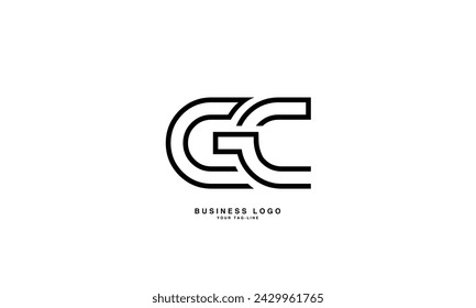 GC, CG, G, C Abstract Letters Logo Monogram