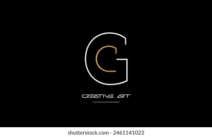 GC, CG, G, C Abstrakte Buchstaben Logo Monogramm
