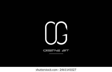 GC, CG, G, C Abstrakte Buchstaben Logo Monogramm