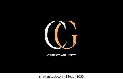 GC, CG, G, C Abstrakte Buchstaben Logo Monogramm
