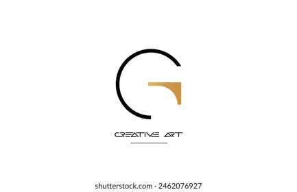 GC, CG, G, C abstract letters logo monogram