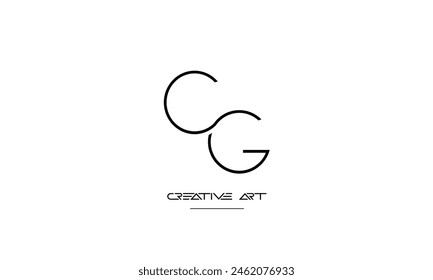GC, CG, G, C abstract letters logo monogram