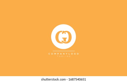 GC CG G C Letter Logo Alphabet Design Template Vector