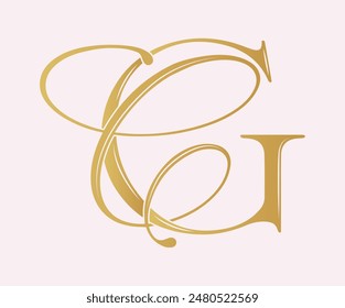 GC, CG, logotipo CG, Letra CG, monograma CG, Vector, logotipo, Boda Monograma Iniciales, Boda Logo, Boda Monograma, Diseño de logotipo, caligrafía, letras, alfabeto