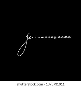 gc initial handwriting black background