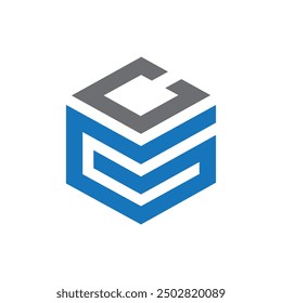GC letter logo design for business 