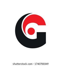 diseño vectorial de logotipo de letra gc