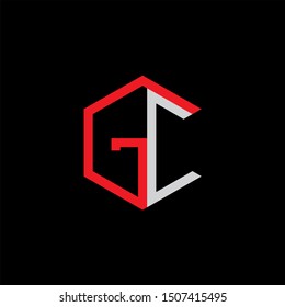 GC Letter monogram with abstrac concept style design