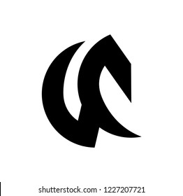 gc letter vector logo