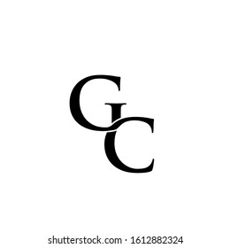 gc logo design simple modern template