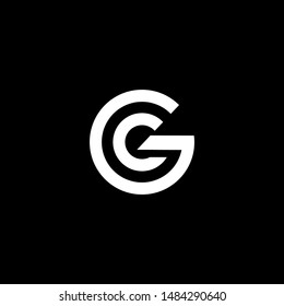 Gc Logo Design Template Vector Illustration Stock Vector (Royalty Free ...