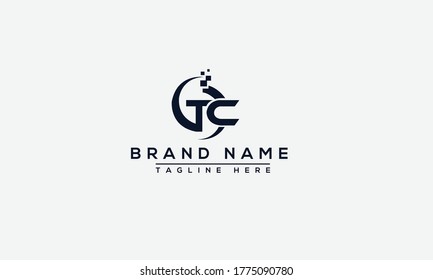 GC Logo Design Template Vector Graphic Branding Element.
