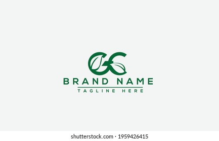 GC Logo Design Template Vector Graphic Branding Element.