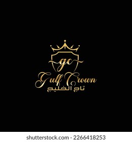 GC logo Vector, alphabet GC Crown template