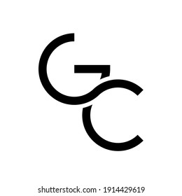 GC Loop Eternal Continuous Flow Logo Icon Symbol Logo Vector Flat