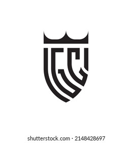 GC Luxury initial logo letters in high quality professional design that will print well