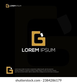 Vector de diseño de logotipo moderno GC