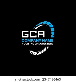 GCA letter logo creative design with vector graphic, GCA simple and modern logo. GCA luxurious alphabet design  
