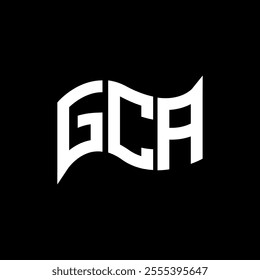 GCA logo design, GCA simple and modern logo. GCA luxurious alphabet design  