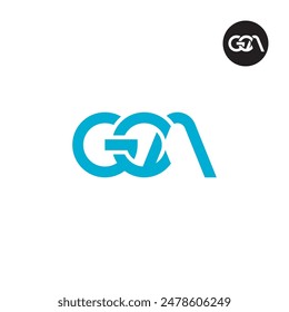 GCA Logo Letra Monograma Diseño