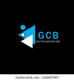 GCB letter logo creative design with vector graphic